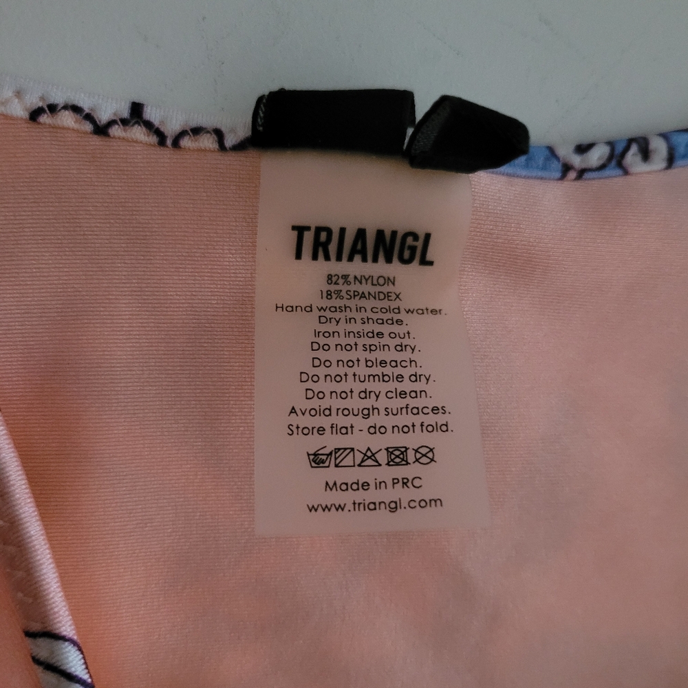 NWOT TRIANGL Sophia One Piece Floral Cut Out swimsuit size Xsmal New without … - Picture 8 of 14